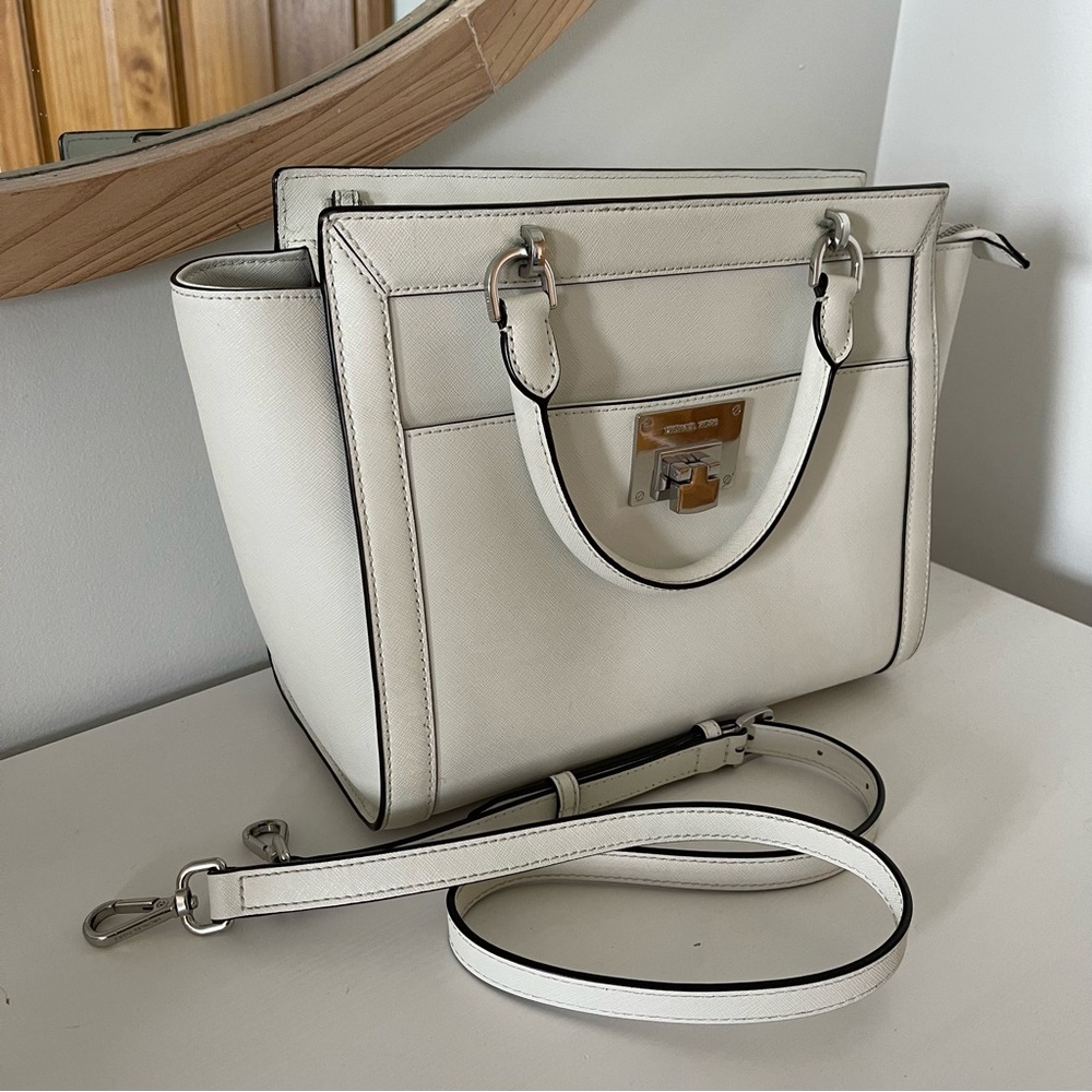 Michael Kors White Purse